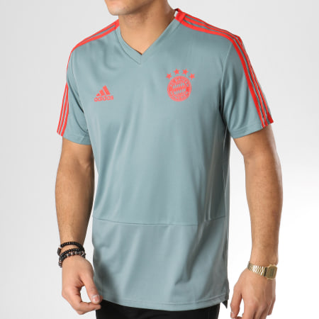 Adidas Sportswear - Tee Shirt De Sport FC Bayern München CW7263 Vert Rouge