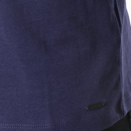 Esprit - Tee Shirt Poche 019EE2K030 Bleu Marine Gris Chiné