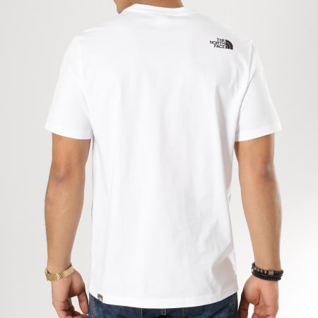 The North Face - Tee Shirt T92TX4LA9 Blanc