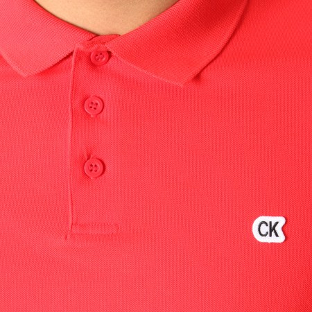 Calvin Klein - Polo Manches Courtes 2440 Rouge