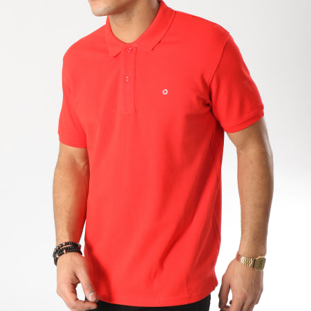 Celio - Polo Manches Courtes Neceone Rouge