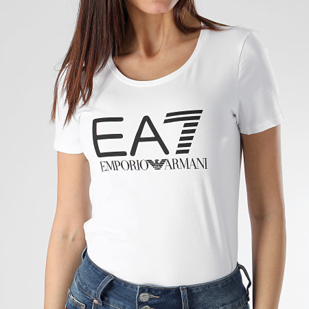 EA7 Emporio Armani - Tee Shirt Femme 3GTT05-TJ29Z Blanc