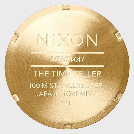 Nixon - Montre Time Teller A045-1919 Doré Vert