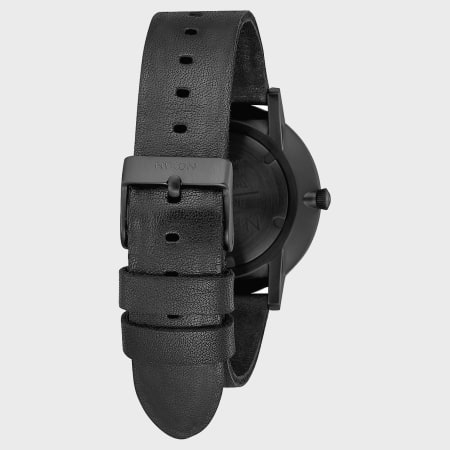 Nixon - Montre Porter Leather A1058-1147 Noir 