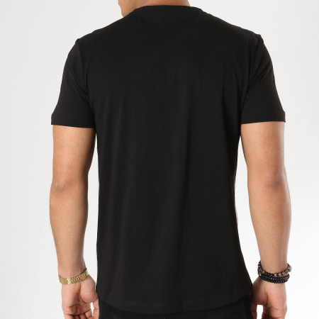 Antony Morato - Tee Shirt Avec Bande MMKS01474 Noir Gris Chiné