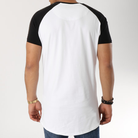 Gianni Kavanagh - Tee Shirt Oversize Avec Bandes GKG000941 Blanc Noir