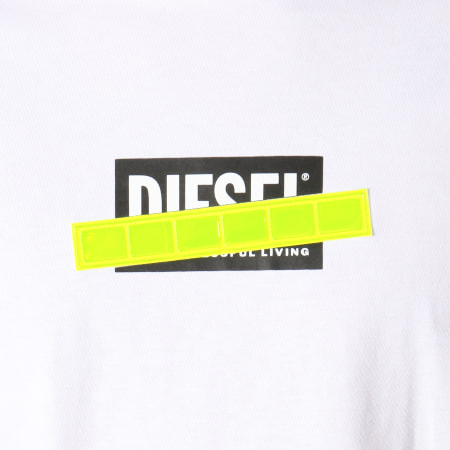 Diesel - Tee Shirt Just Die 00SU2N-0PATI Blanc