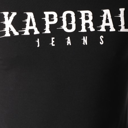 Kaporal - Tee Shirt Manches Longues Pizak Noir