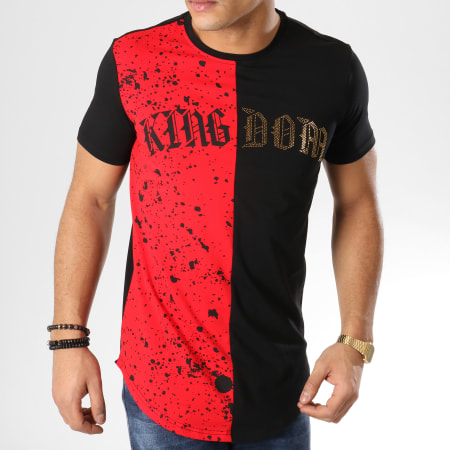 MTX - Tee Shirt Oversize C3726 Noir Rouge