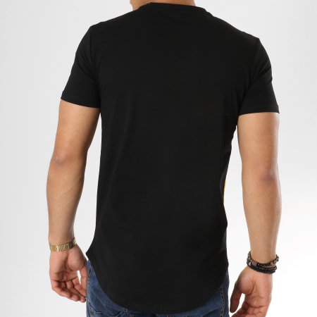 MTX - Tee Shirt Oversize C3726 Noir Jaune 