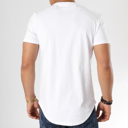MTX - Tee Shirt Oversize C3707 Blanc Noir