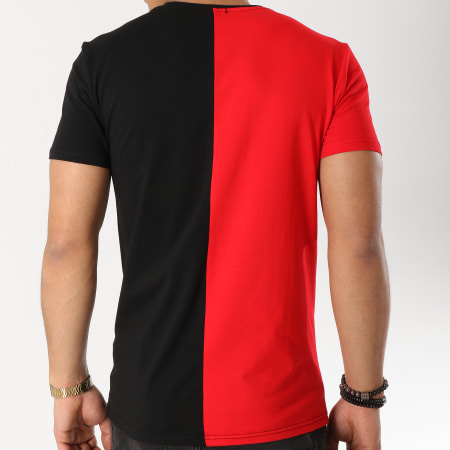 MTX - Tee Shirt C3723 Noir Rouge