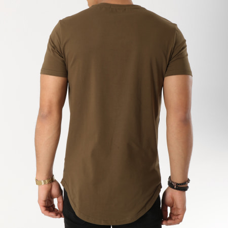 MTX - Tee Shirt Oversize C3707 Vert Kaki Noir
