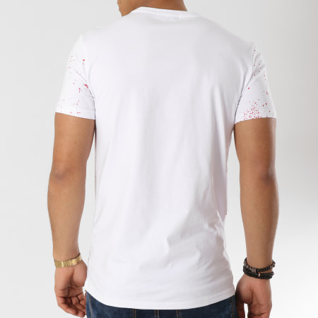 MTX - Tee Shirt C3732 Blanc Rouge