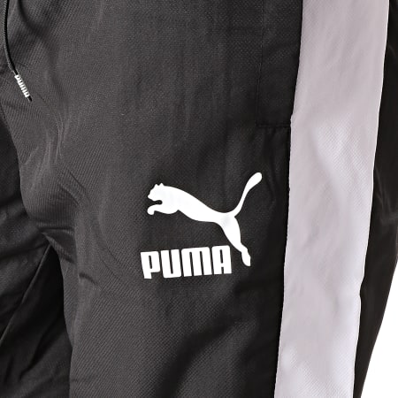 Puma - Pantalon Jogging Iconic 577978 Noir Blanc