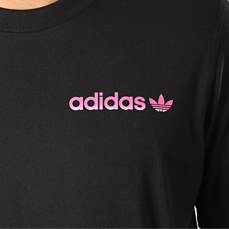 Adidas Originals - Tee Shirt Tropical DV2057 Noir Rose