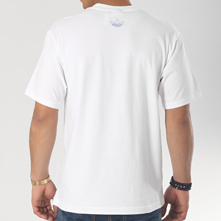 Adidas Originals - Tee Shirt Trefoil Art DV3279 Blanc