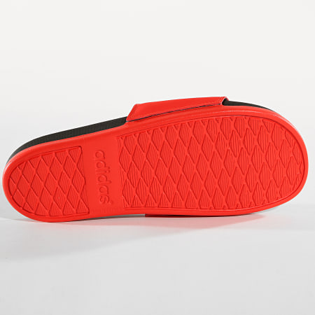 Adidas Sportswear - Claquettes Adilette Comfort F34722 Rouge Noir