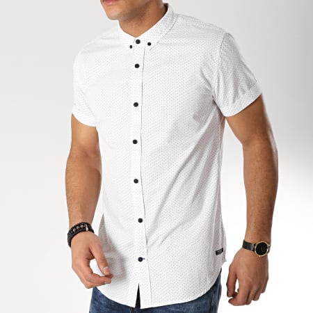 Deeluxe - Chemise Manches Courtes Dotzy Blanc