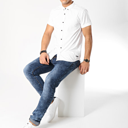 Deeluxe - Chemise Manches Courtes Dotzy Blanc