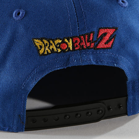 Dragon Ball Z - Casquette Snapback Majin Vegeta Metal Badge Bleu Roi