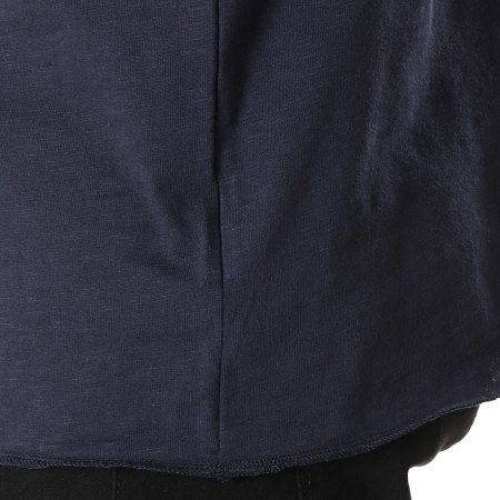 Element - Tee Shirt Manches Longues Blunt Bleu Marine Bordeaux