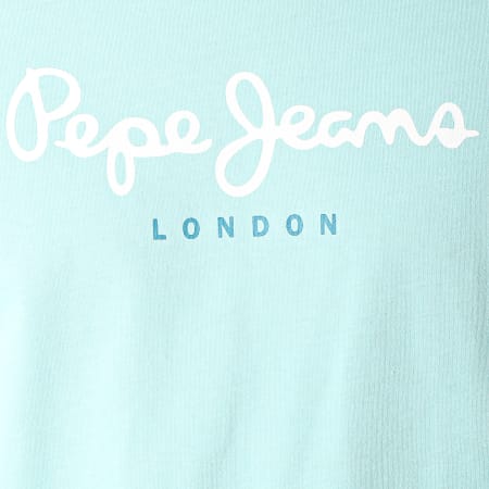 Pepe Jeans - Tee Shirt Eggo Bleu Turquoise