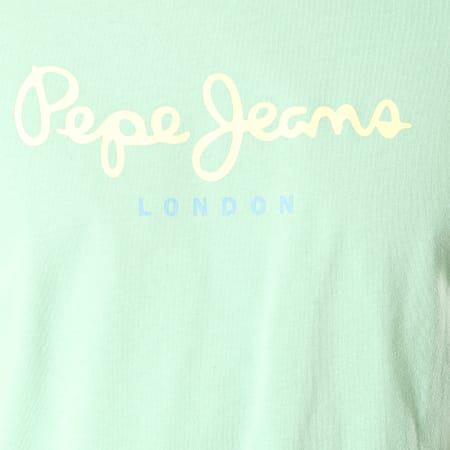Pepe Jeans - Tee Shirt Eggo Vert Clair