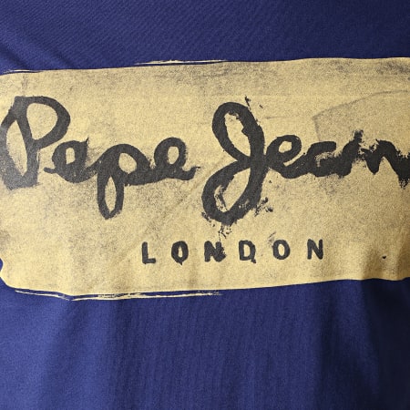 Pepe Jeans - Tee Shirt Charing Bleu Marine