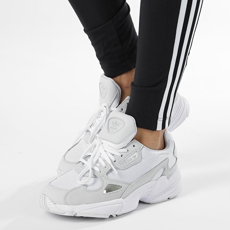Adidas Originals - Pantalon Jogging Femme Avec Bandes Regular DV2572 Noir Blanc
