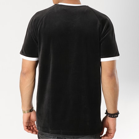 Adidas Originals - Tee Shirt Avec Bandes Cozy DX3624 Noir Blanc