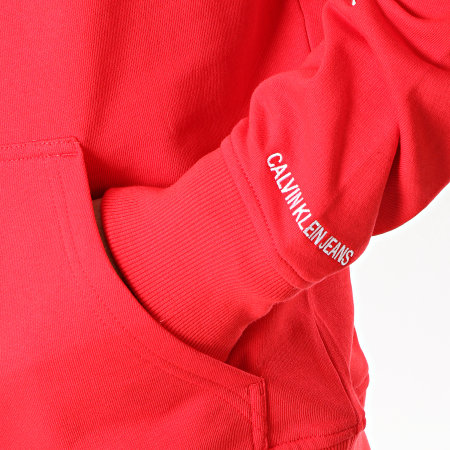 Calvin Klein - Sweat Capuche 0497 Rouge
