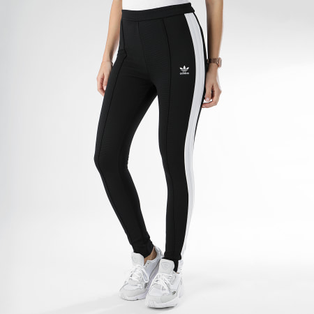Adidas Originals - Pantalon Jogging Femme Avec Bandes DU9721 Noir Blanc