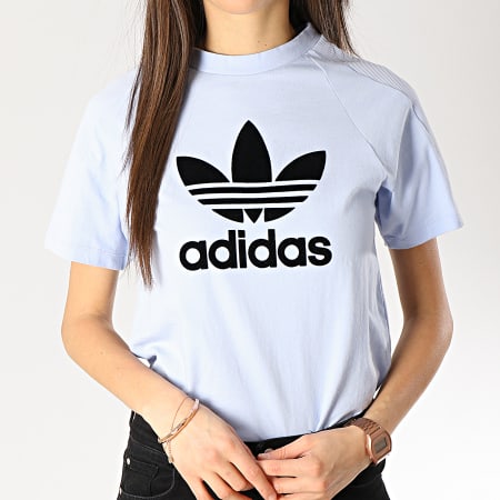 Adidas Originals - Tee Shirt Femme Regular DU9870 Bleu Clair