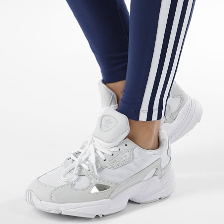 Adidas Originals - Legging Femme Trefoil DV2634 Bleu Marine Blanc