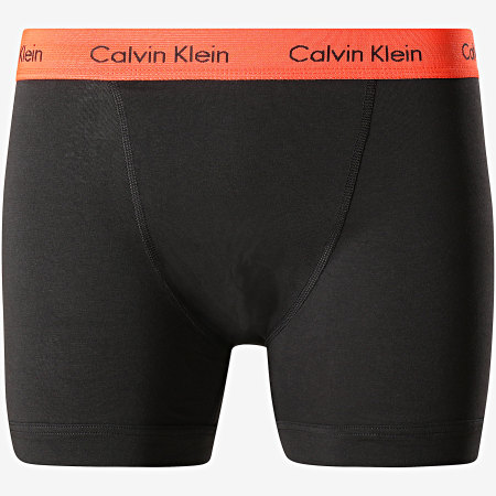 Calvin Klein - Lot De 3 Boxers Cotton Stretch U2662G Noir Bleu Clair Rouge Vert