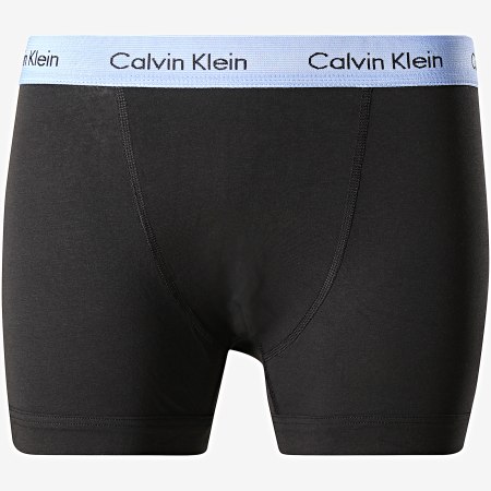 Calvin Klein - Lot De 3 Boxers Cotton Stretch U2662G Noir Bleu Clair Rouge Vert