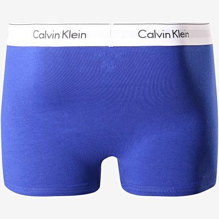 Calvin Klein - Lot De 2 Boxers Modern Cotton NB1086A Noir Bleu Roi Blanc