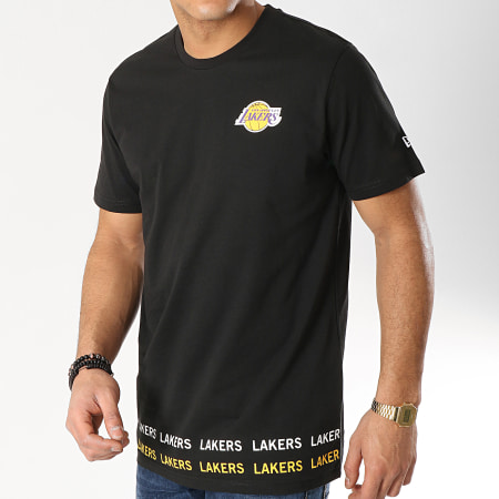 New Era - Tee Shirt Team Wordmark Los Angeles Lakers 11904441 Noir
