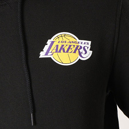 New Era - Sweat Capuche Stripe Piping Los Angeles Lakers 11904444 Noir