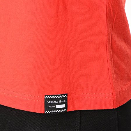 Versace Jeans Couture - Tee Shirt Rubber 34 B3GTB72E-36609 Rouge Noir
