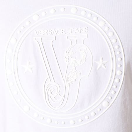 Versace Jeans Couture - Tee Shirt Rubber 34 B3GTB72E-36609 Blanc