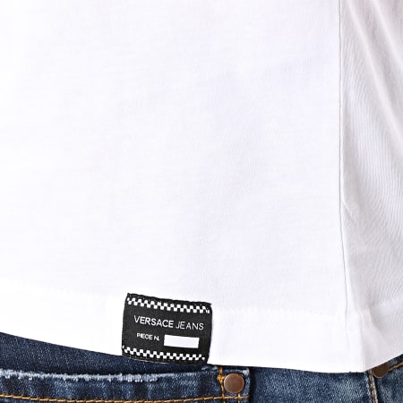 Versace Jeans Couture - Tee Shirt Foil 16 B3GTB73E-36598 Blanc Doré