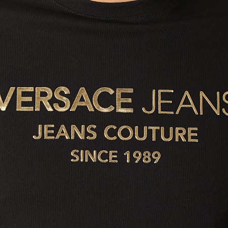Versace Jeans Couture - Tee Shirt Foil 16 B3GTB73E-36598 Noir Doré