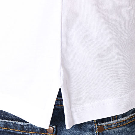Versace Jeans Couture - Polo Manches Courtes B3GTB7P7-36610 Blanc Doré