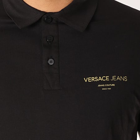 Versace Jeans Couture - Polo Manches Courtes B3GTB7P7-36610 Noir