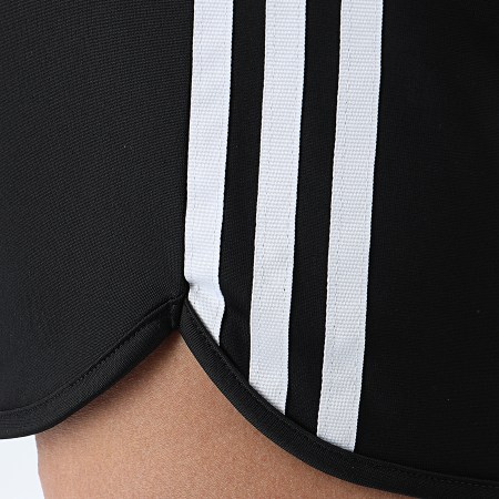 Adidas Originals - Short Jogging Femme 3 Stripes DV2555 Noir Blanc