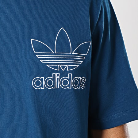Adidas Originals - Tee Shirt Outline DW8714 Bleu Ciel