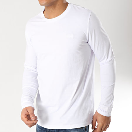HUGO - Tee Shirt Manches Longues Derol 50393318 Blanc