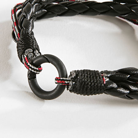 Icon Brand - Bracelet Cord Wristband Noir